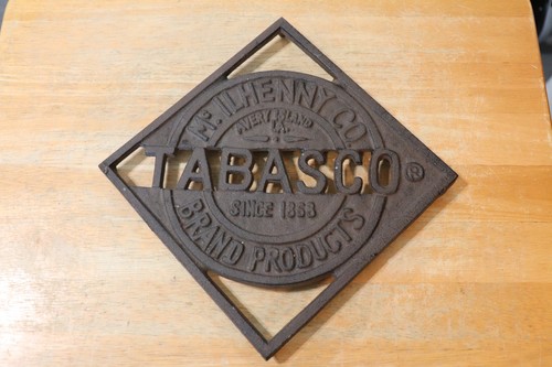 Vintage tabasco cast iron - vintage,